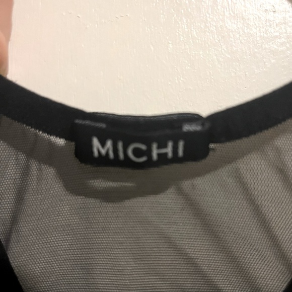 MICHI Black Workout Tank (Tie Up in the Back) - Picture 3 of 3